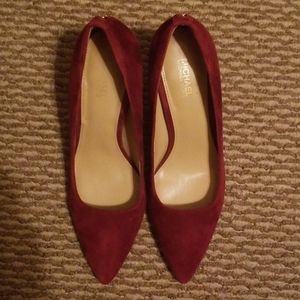 Michael Kors Dorothy flex Oxblood pumps